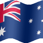 australia flag animated