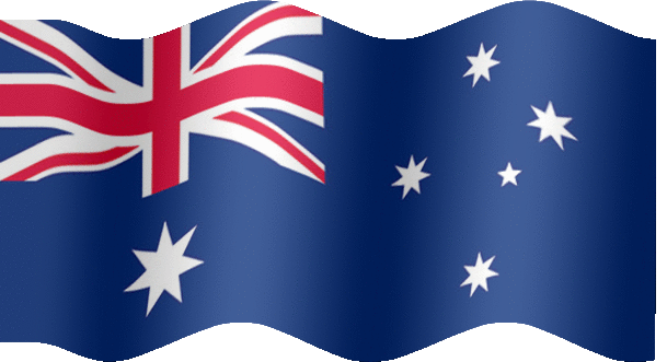 australia flag animated
